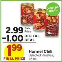Market Street Hormel Chili offer