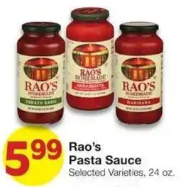 Market Street Rao's Pasta Sauce offer