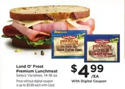 Fry's Land O' Frost Premium Lunchmeat offer
