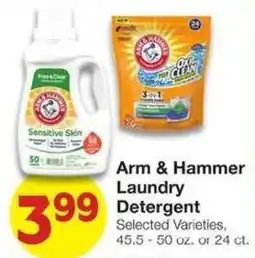 Market Street Arm & Hammer Laundry Detergent offer