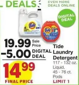 Market Street Tide Laundry Detergent offer