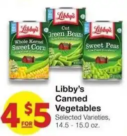 Market Street Libby's Canned Vegetables offer