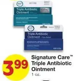 Market Street Signature Care Triple Antibiotic Ointment offer