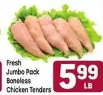 Tony’s Fresh Market Fresh Jumbo Pack Boneless Chicken Tenders offer