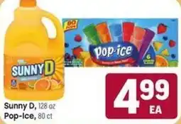 Tony’s Fresh Market Sunny D Pop-Ice offer