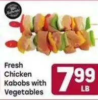 Tony’s Fresh Market Fresh Chicken Kabobs with Vegetables offer