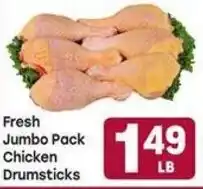 Tony’s Fresh Market Fresh Jumbo Pack Chicken Drumsticks offer