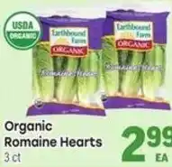 Tony’s Fresh Market Earthbound Farm Organic Romaine Hearts offer