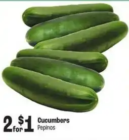 Food City Cucumbers Pepinos offer