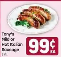 Tony’s Fresh Market Tony's Mild or Hot Italian Sausage offer