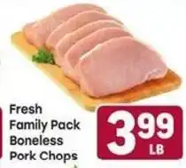 Tony’s Fresh Market Fresh Family Pack Boneless Pork Chops offer