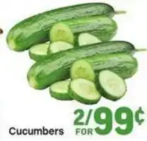Tony’s Fresh Market Cucumbers offer