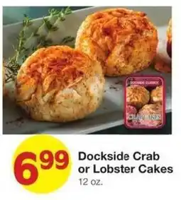 Market Street Dockside Crab or Lobster Cakes offer