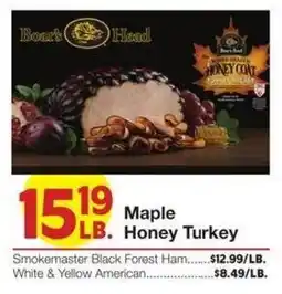 Market Street Bourbon Head Maple Honey Turkey offer