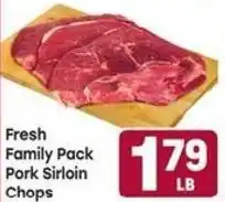 Tony’s Fresh Market Fresh Family Pack Pork Sirloin Chops offer