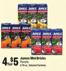 Food City Jumex Mini Bricks Ponche offer