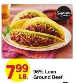 Market Street Signature Select 96% Lean Ground Beef offer