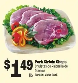 Food City Pork Sirloin Chops offer