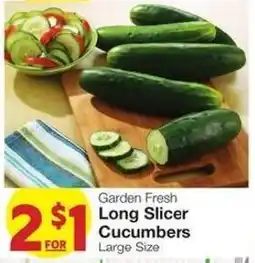 Market Street Garden Fresh Long Slicer Cucumbers offer