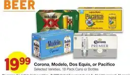 Market Street Corona, Modelo, Dos Equis, or Pacifico offer