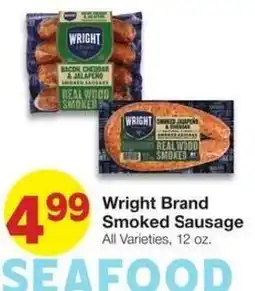 Market Street Wright Brand Smoked Sausage offer