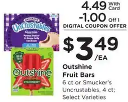 Fry's Outshine Fruit Bars offer
