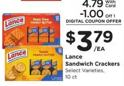 Fry's Lance Sandwich Crackers offer