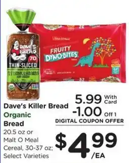 Fry's Dave's Killer Bread Organic Bread offer