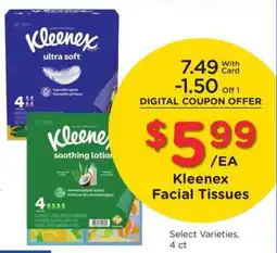 Fry's Kleenex Facial Tissues offer