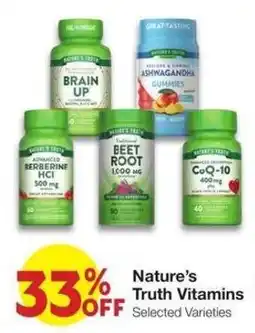 Market Street Nature's Truth Vitamins offer