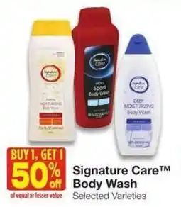Market Street Signature Care Body Wash offer