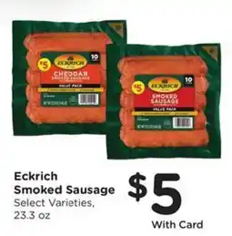 Fry's Eckrich Smoked Sausage offer