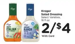 Fry's Kroger salad dressing offer