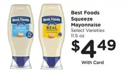 Fry's Best Foods squeeze mayonnaise offer