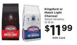 Fry's Kingsford or Match Light Charcoal offer