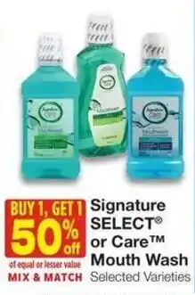 Market Street Signature Select Mouth Wash offer