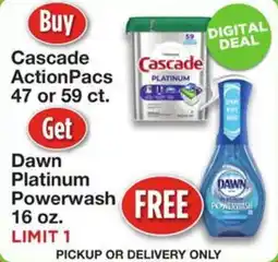 Market Street Cascade ActionPacs offer