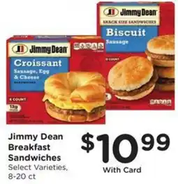 Fry's Jimmy Dean Breakfast Sandwiches offer
