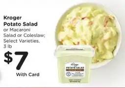 Fry's Kroger potato salad offer