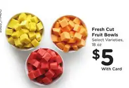 Fry's Fresh Cut Fruit Bowls offer