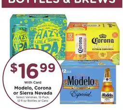 Fry's Modelo, Corona or Sierra Nevada offer