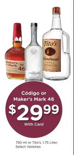 Fry's Código or Maker's Mark 46 offer