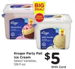 Fry's Kroger party pail ice cream offer