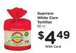 Fry's Guerrero white corn tortillas offer