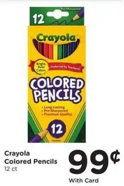 Fry's Crayola colored pencils offer
