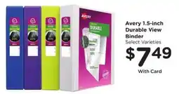 Fry's Avery 1.5-inch Durable View Binder offer