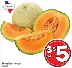 Albertsons Pecos Cantaloupes offer