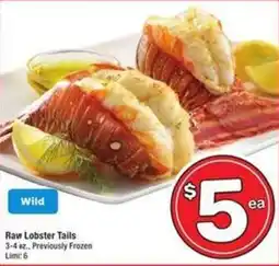 Albertsons Wild Raw Lobster Tails offer