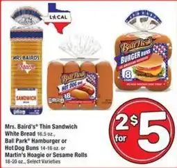 Albertsons Mrs. Baird's Thin Sandwich offer