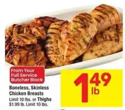 Albertsons From Your Full Service Butcher Block Boneless, Skinless Chicken Breasts offer